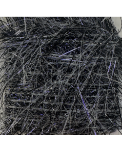 LONG HAIR HOLO UV BLACK